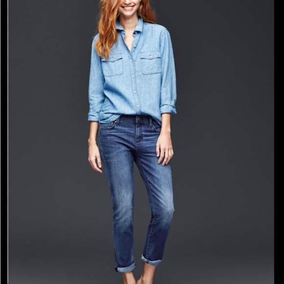 HOST PICK- GAP 1969 BEST GIRLFRIEND JEANS/ SIZE 28/ LENGTH “26 - Picture 1 of 8